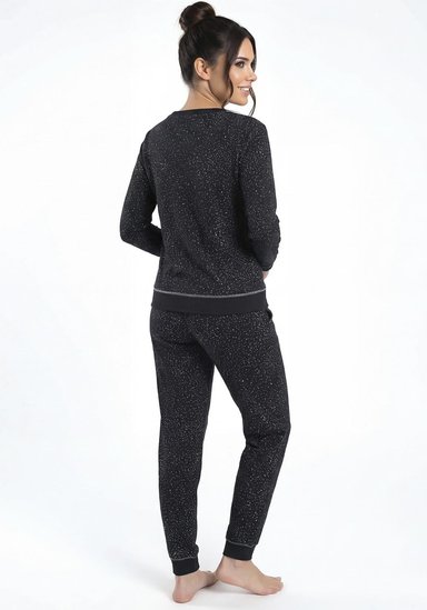 PIJAMA DE MUJER ALGODON 60.1601M-NEG - 2