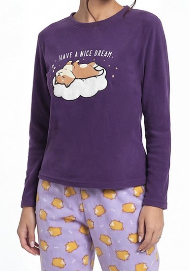 PIJAMA DE MUJER POLAR 60.1619M-MOR - 3