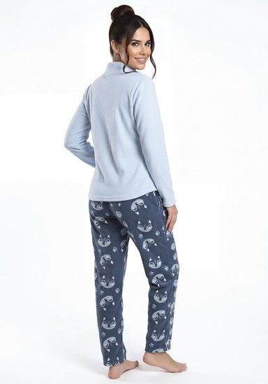 PIJAMA DE MUJER POLAR 60.1612M-AZU - 2
