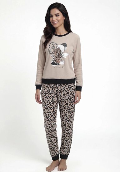 PIJAMA DE MUJER POLAR 60.1614M-BEI - 1