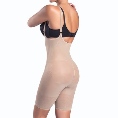 BODY MUJER CAFFARENA 1418 BERMUDA REDUCTOR SIN BUSTO - 1