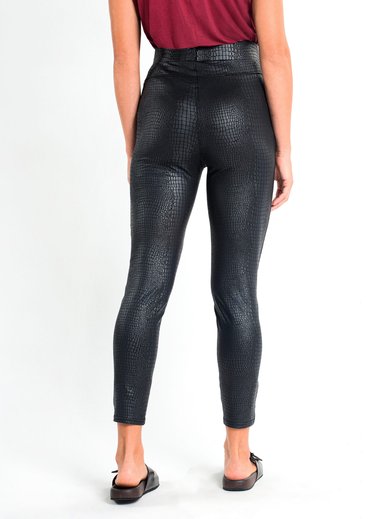 LEGGING MUJER CAFFARENA 14636 EFECTO CUERO - 2