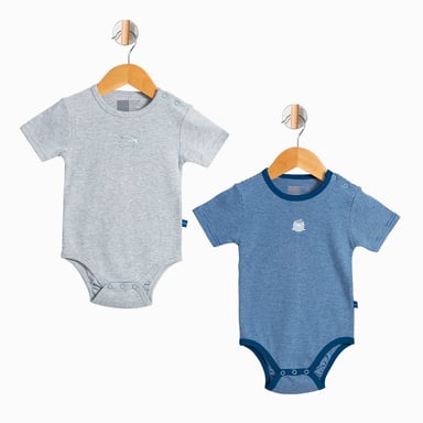 BODY MANGA CORTA PACK2 MT4600 UNISEX ALGODON - 1