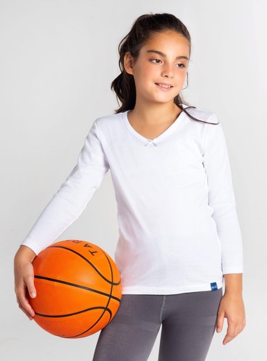 PACK 2 CAMISETAS ALGODÓN NIÑA MOTA MT4517 INFANTILES - 2