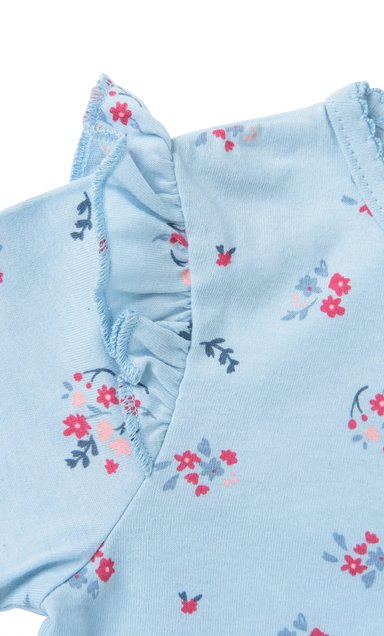 PIJAMA ENTERITO MANGA LARGA BEBE NIÑA MOTA ALGODON MT4783 - 3