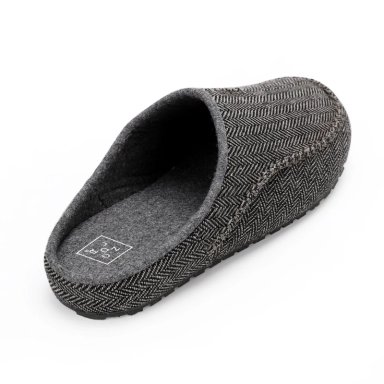 PANTUFLAS HOMBRE TEXTIL SIOUX-2-01 GRIS - 4