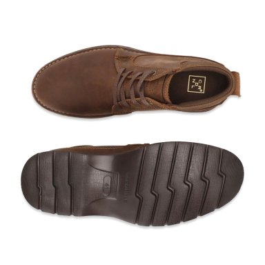 BOTINES HOMBRE CUERO BRUXTON-6-03 CAFE - 3
