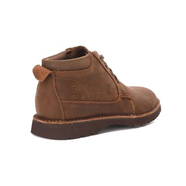 BOTINES HOMBRE CUERO BRUXTON-6-03 CAFE - 5