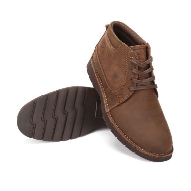 BOTINES HOMBRE CUERO BRUXTON-6-03 CAFE - 7