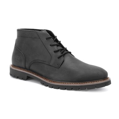 BOTINES HOMBRE CUERO KENSINGTON-6-02 NEGRO - 1