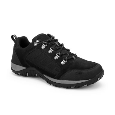 ZAPATILLAS WATERPROOF HOMBRE CUERO CLIFFROCKEN-0-01 NEGRO - 1
