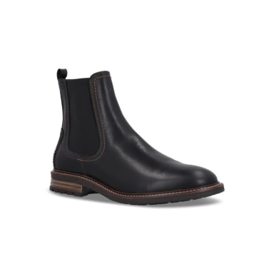 BOTINES HOMBRE CHELSEA CUERO HAREN-6-59 NEGRO BULLBOXER - 1