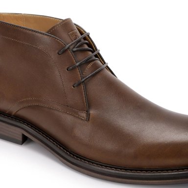 BOTINES HOMBRE CUERO NORBURY-6-01 CAFE  ['TEXTIL'] - 5