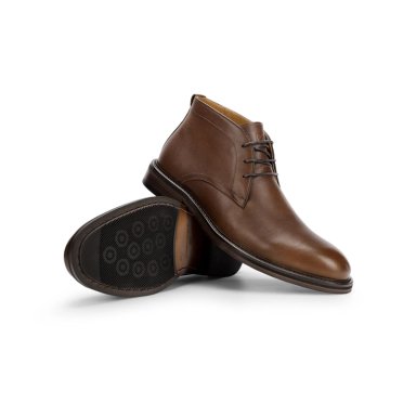 BOTINES HOMBRE CUERO NORBURY-6-01 CAFE  ['TEXTIL'] - 6