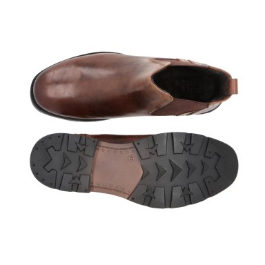 BOTINES HOMBRE CHELSEA CUERO KELSO-6-31 BRANDY BULLBOXER ['TEXTIL'] - 3