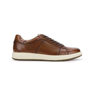ZAPATILLAS HOMBRE CUERO TERRASSE-0-02 BRANDY ['CUERO Y TEXTIL'] - 2