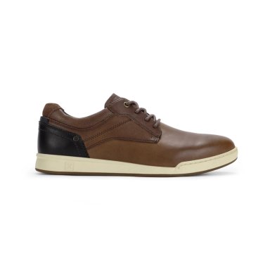 ZAPATOS HOMBRE CUERO CRAM-0-21 CAFE - 2