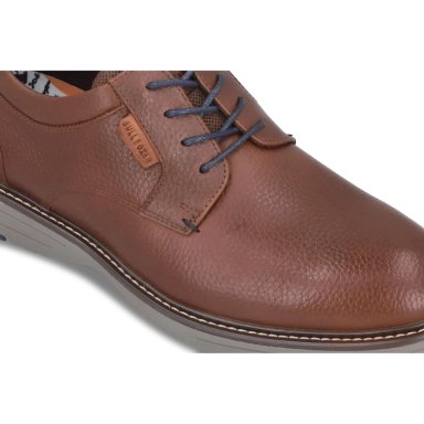 ZAPATOS HOMBRE CUERO CRIEFF-0-30 BRANDY BULLBOXER - 4