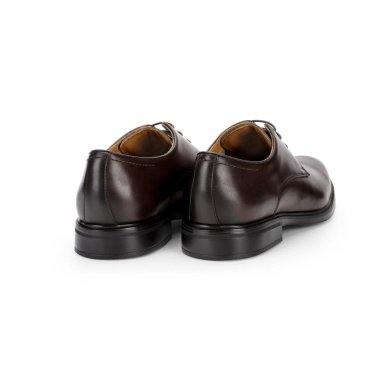 ZAPATOS HOMBRE CUERO EXXER-0-01 CAFE - 4