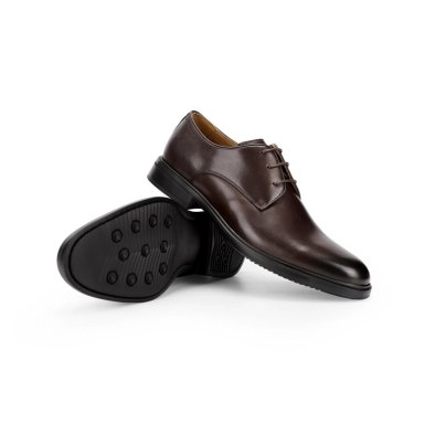 ZAPATOS HOMBRE CUERO EXXER-0-01 CAFE - 6