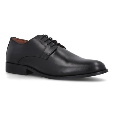 ZAPATOS HOMBRE CUERO HACKNEY-0-01 NEGRO CARDINALE - 1