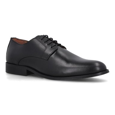 ZAPATOS HOMBRE CUERO HACKNEY-0-01 NEGRO CARDINALE - 1