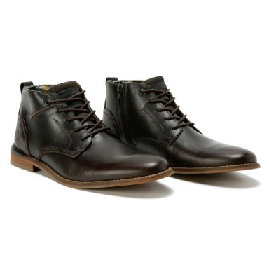 BOTINES HOMBRE CUERO NEGRO PHIBSBOROUGH-6-24 BULLBOXER - 6