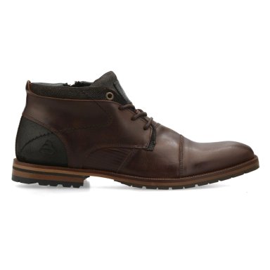 BOTINES HOMBRE CUERO HOBARD-6-43 CAFE  BULLBOXER - 2