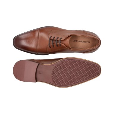 ZAPATOS HOMBRE CUERO PASSY-0-01 BRANDY CARDINALE - 3