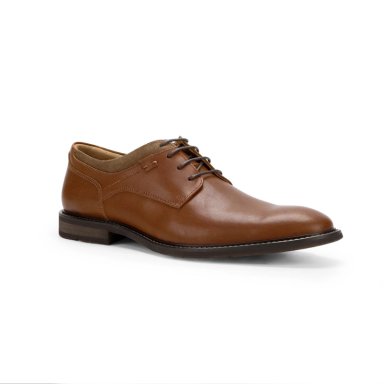 ZAPATOS HOMBRE CUERO CORKTOWN-0-01 BRANDY ['TEXTIL Y CUERO'] - 1