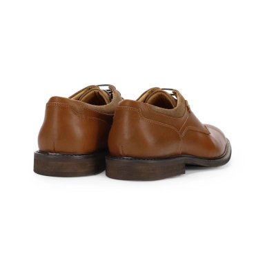 ZAPATOS HOMBRE CUERO CORKTOWN-0-01 BRANDY ['TEXTIL Y CUERO'] - 4