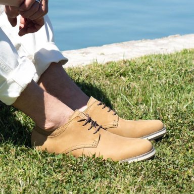 ZAPATOS HOMBRE CUERO DOZZA-0-03-BRANDY ['TEXTIL'] - 7