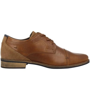 ZAPATOS HOMBRE CUERO BURFORD-0-09 BRANDY BULLBOXER - 2