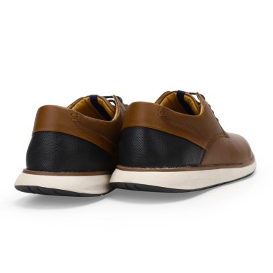 ZAPATOS HOMBRE CUERO RESTON-0-12 BRANDY - 6