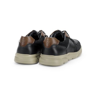 ZAPATILLAS HOMBRE CUERO DOSSCOURT-0-02 NEGRO - 5