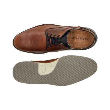 ZAPATOS HOMBRE CUERO MANHATTAN-0-35 BRANDY CARDINALE - 3