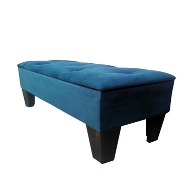 BANQUETA BAUL AZUL MARINO - 1