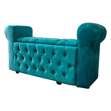 BANQUETA BAUL CAPITONE CALIPSO FELPA - 2