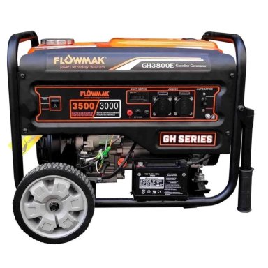 GENERADOR ELÉCTRICO FLOWMAK 3300 W GH3800E 220 V A GASOLINA - 1