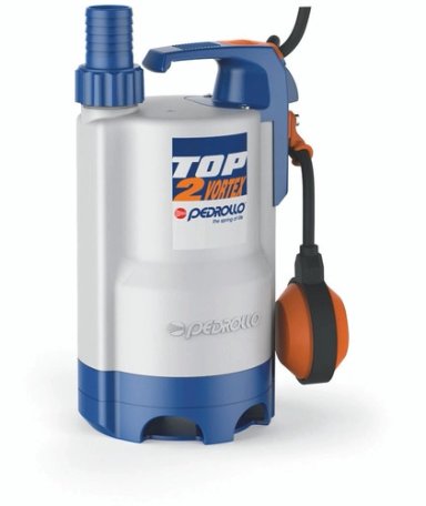 BOMBA SUMERGIBLE DRENAJE PEDROLLO TOP2 VORTEX 220 V - 1