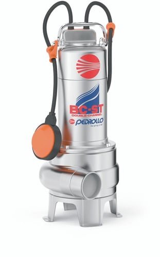 BOMBA SUMERGIBLE BICANAL PEDROLLO BC15/50ST 380 W AGUAS NEGRAS - 1