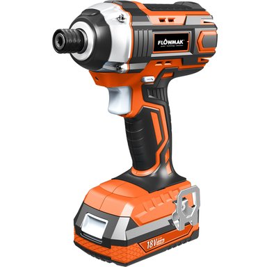 ATORNILLADOR FLOWMAK IMPACTO 1/4 18 V CON BATERÍA - 3