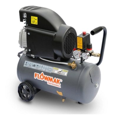 COMPRESOR DE AIRE 24LITROS 1.5HP 8BAR 220V - 1
