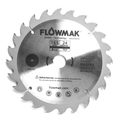 DISCO PARA SIERRA CIRCULAR 6.5' 24 DIENTES - 2