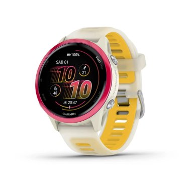 FORERUNNER 570 - 42MM, BONE/RASPBERRY/MANGO - 1