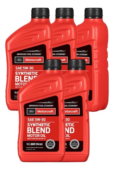 ACEITE GENUINO FORD MOTORCRAFT SAE 5W30 (5 UNIDADES) - 1