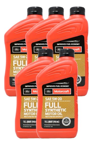 ACEITE FORD MOTORCRAFT 5W20 FULL SINTETICO (5 UNIDADES) - 1