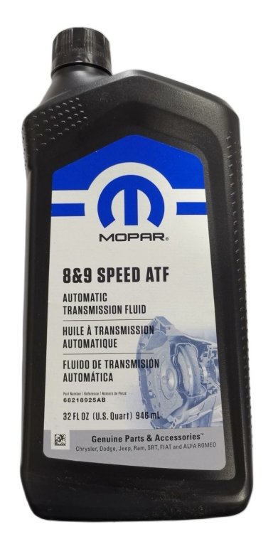 ACEITE TRANSMISION AUTOMATICA ZF 8&9 ORIGINAL MOPAR 946 ML. - 1