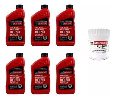 KIT MANTENCION FORD EXPLORER ORIGINAL ACEITE 5W30 + FILTRO - 1