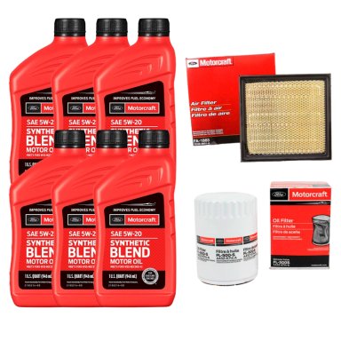 KIT MANTENCION FORD F150 ORIGINAL ACEITE SINT+AIRE+F. ACEITE - 1